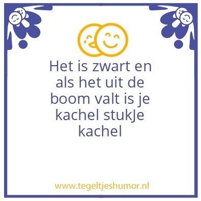 Tegeltje: Kachel