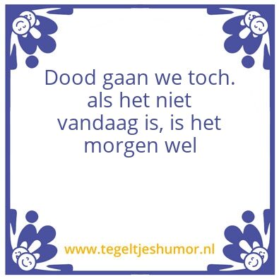 Tegeltje: Eentje Willem