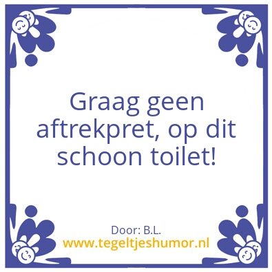 Tegeltje: Heren