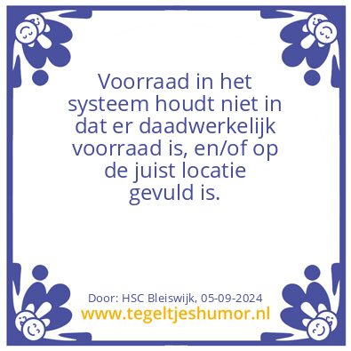 Tegeltje: AH