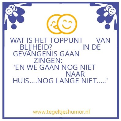 Tegeltje: B L I J H E I D