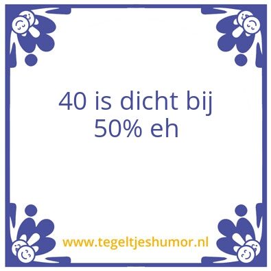 Tegeltje: Hogere wiskunde