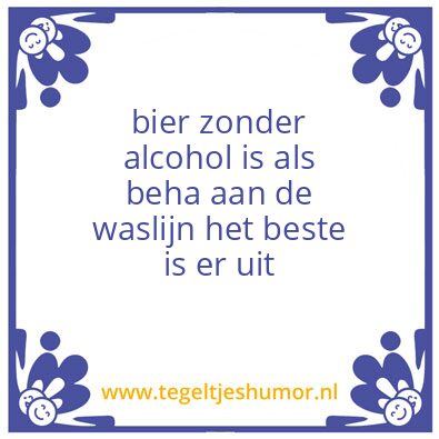Tegeltje: humor