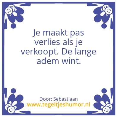 Tegeltje: Aandelen