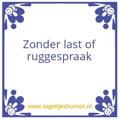Tegeltje: MR
