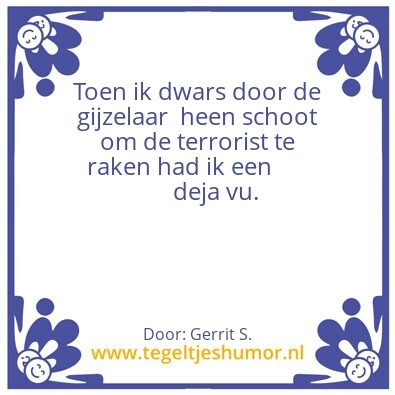 Tegeltje: Ik ben Gerrit.