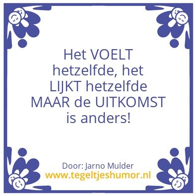 Tegeltje: Profetische Indruk