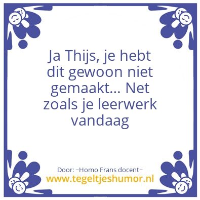 Tegeltje: Burn