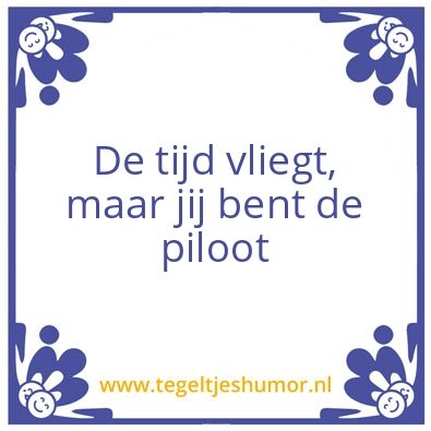 Tegeltje: Piloot