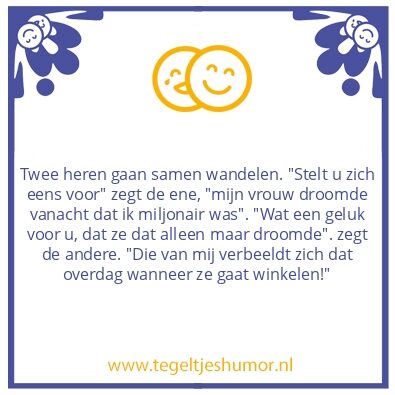 Tegeltje: Miljonair