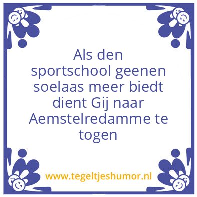 Tegeltje: Mooi