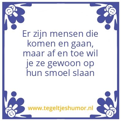 Tegeltje: Mensen