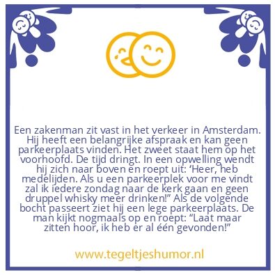 Tegeltje: Parkeerplaats