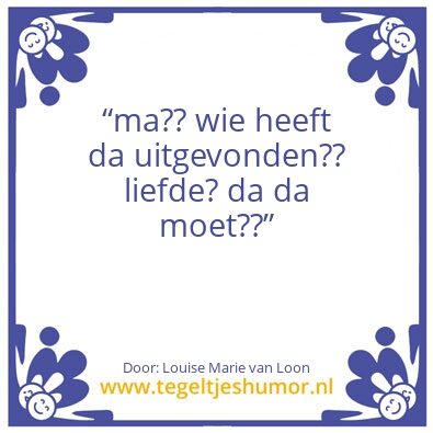 Tegeltje: Liefde