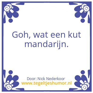 Tegeltje: 3 april 2025