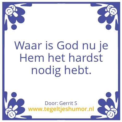 Tegeltje: Ik ben Gerrit