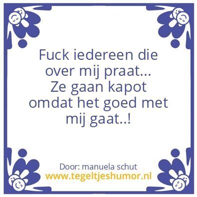 Tegeltje: waarheid