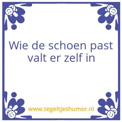 Tegeltje: wijsheid