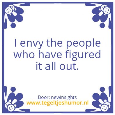 Tegeltje: “EnvY”