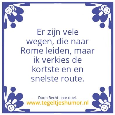 Tegeltje: Er zijn vele â€¦â€¦