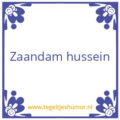 Tegeltje: Zaandam