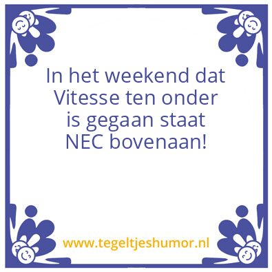 Tegeltje: Nooit meer naar Arnhem