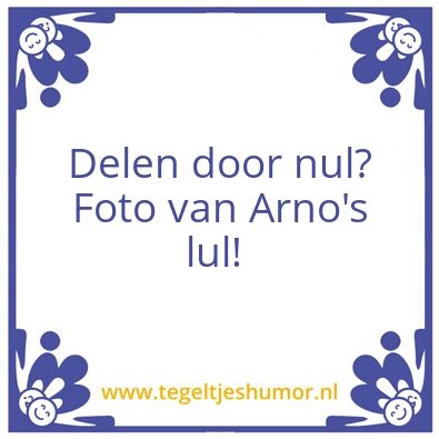 Tegeltje: Nano-poep