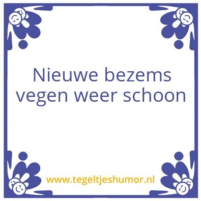 Tegeltje: Bah