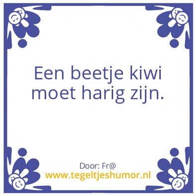 Tegeltje: Tegel