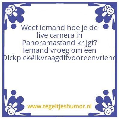 Tegeltje: .