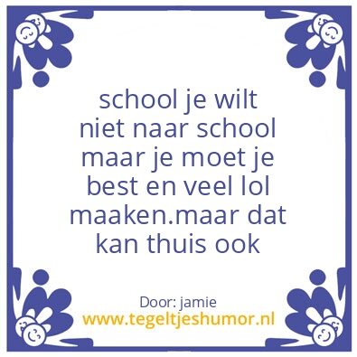 Tegeltje: hoi