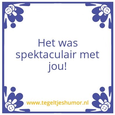 Tegeltje: –