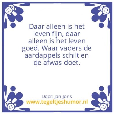 Tegeltje: Vader