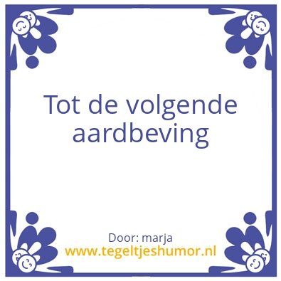Tegeltje: Oma 85 jaar