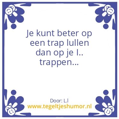 Tegeltje: Auw