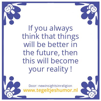 Tegeltje: future