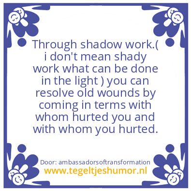 Tegeltje: You have to get over it.