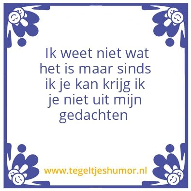 Tegeltje: Gedachten