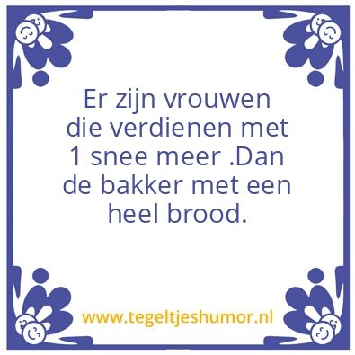 Tegeltje: Humor