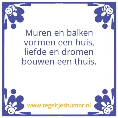 Tegeltje: Klussen