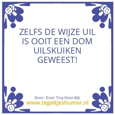 Tegeltje: spreuk