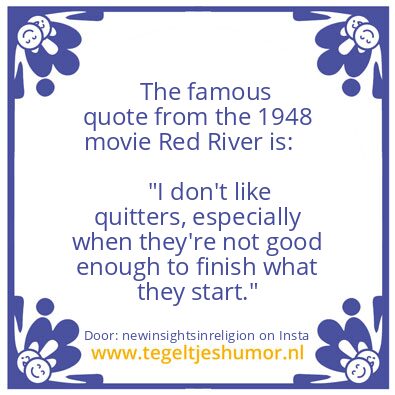 Tegeltje: Acting in your best interest.