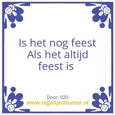 Tegeltje: Om te gieren