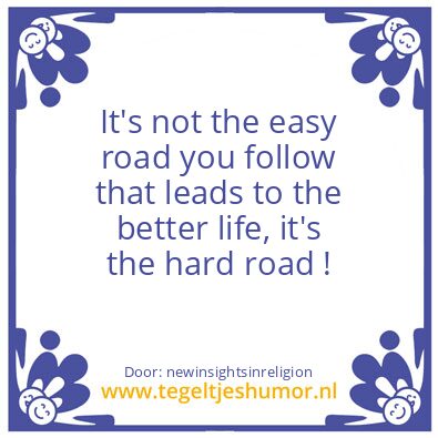 Tegeltje: Road