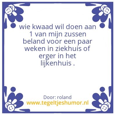 Tegeltje: mijn zussen