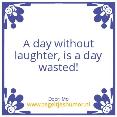 Tegeltje: Humor
