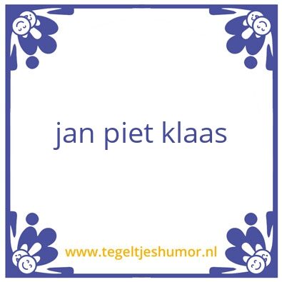 Tegeltje: spreuk