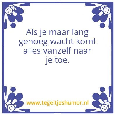Tegeltje: .