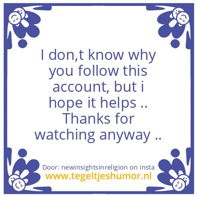Tegeltje: It may sound far fetched,