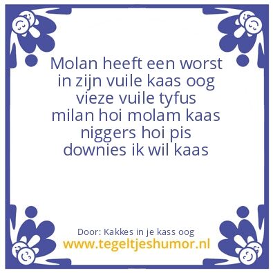 Tegeltje: Molan